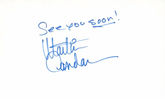 Martin Landau autograph