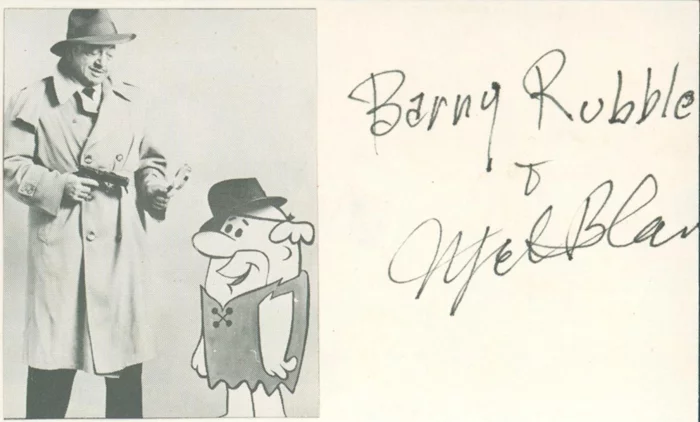 Mel Blanc autograph