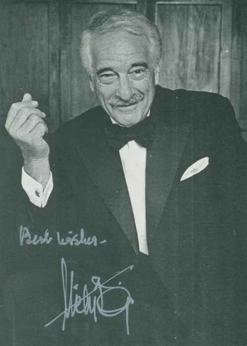Victor Borge autograph