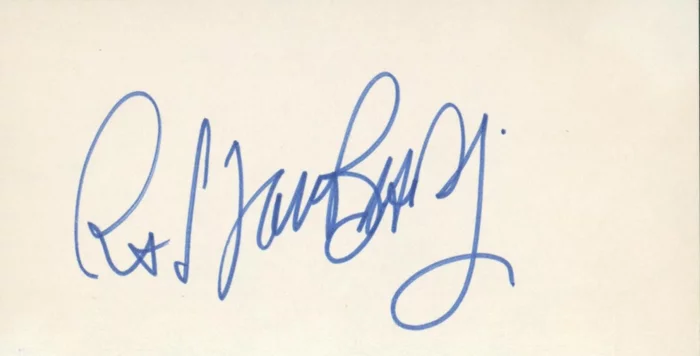 Rossano Brazzi autograph