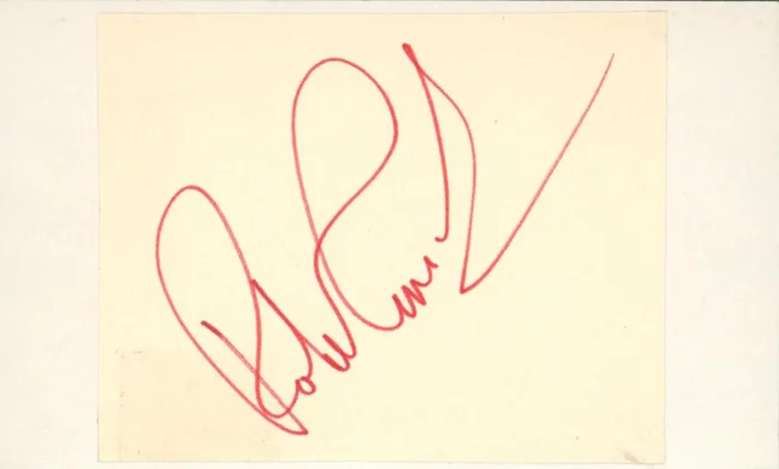 Robert Conrad autograph