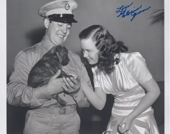 Gloria Jean autograph