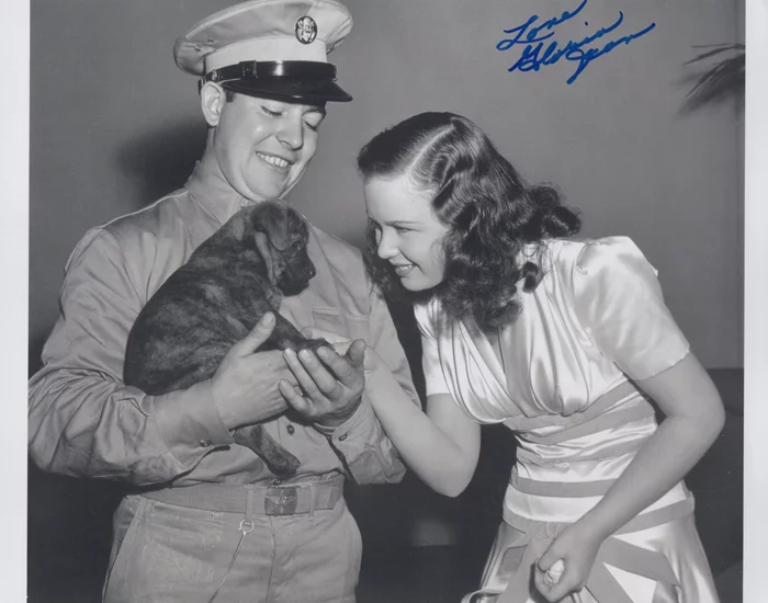 Gloria Jean autograph