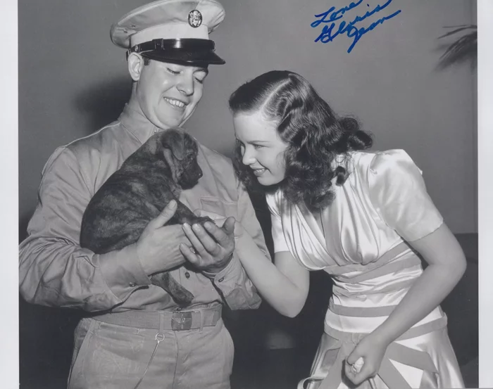 Gloria Jean autograph