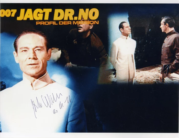 Joseph Wiseman autograph