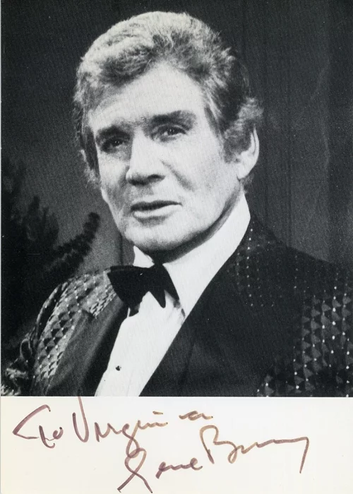 Gene Barry autograph