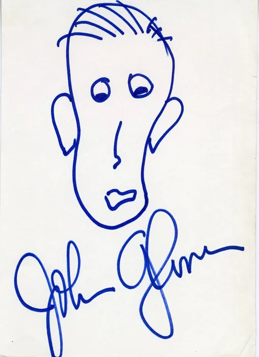 John Glover autograph