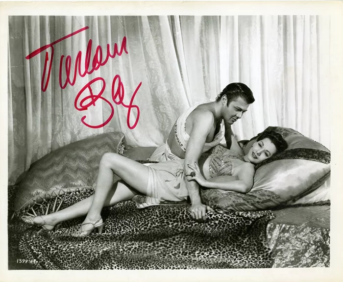 Turhan Bey autograph
