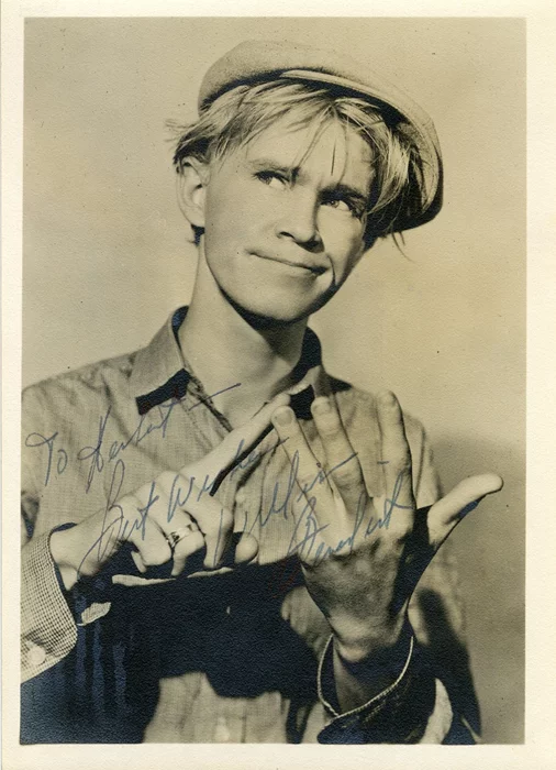 William Benedict autograph