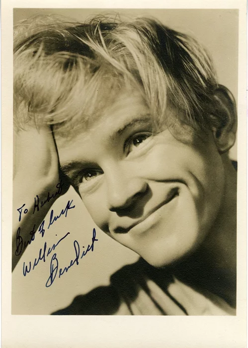 William Benedict autograph
