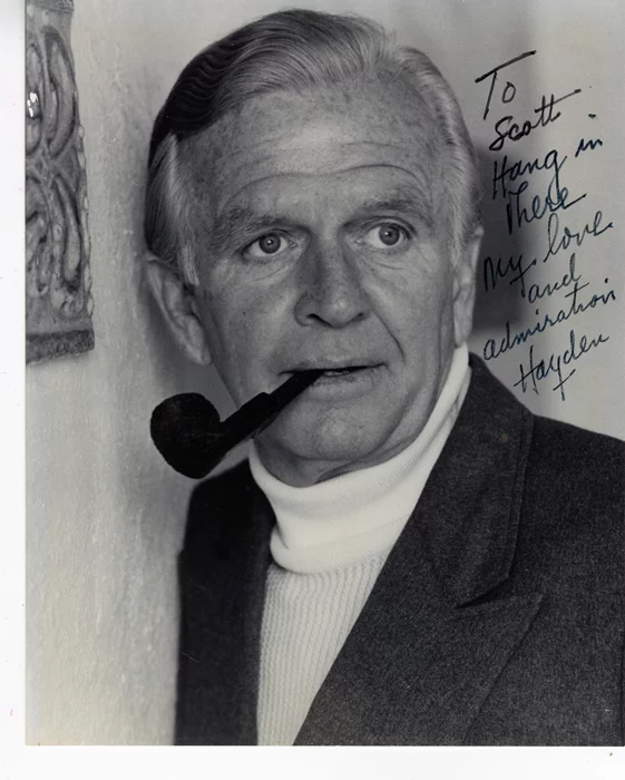Hayden Rorke autograph