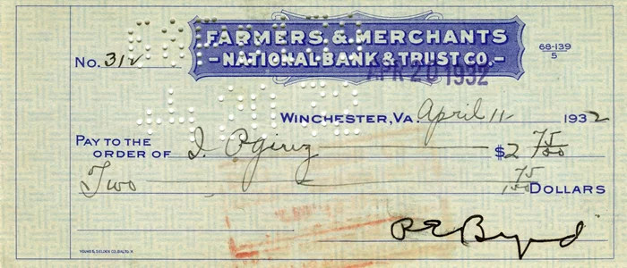 Richard E. Byrd autograph