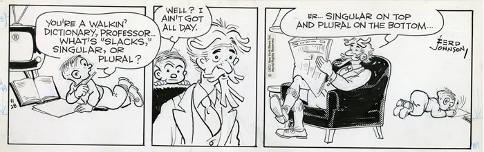 Ferd Johnson autograph