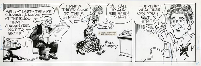 Ferd Johnson autograph