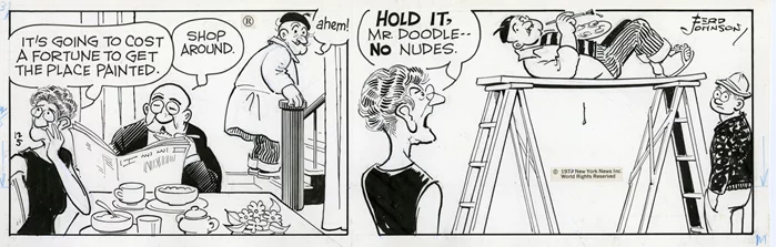 Ferd Johnson autograph