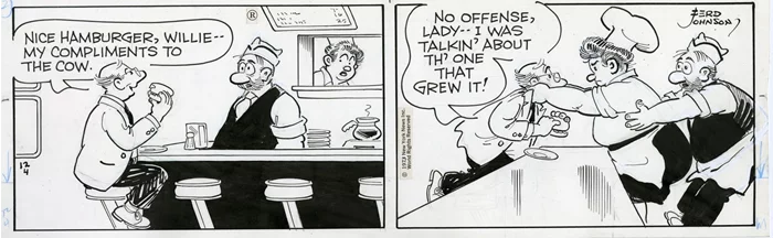 Ferd Johnson autograph