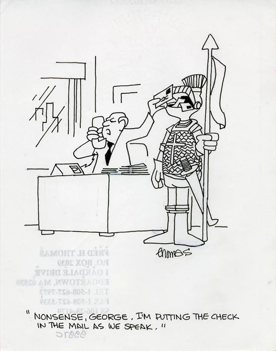 Fred Thomas autograph