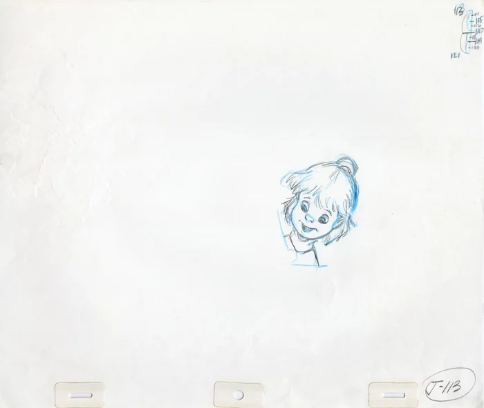 Oliver & Company Animation Rough autograph