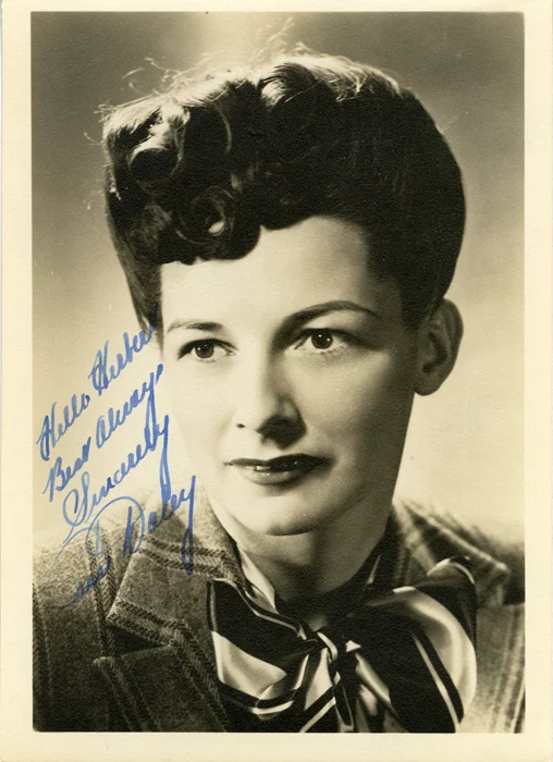 Cass Daley autograph