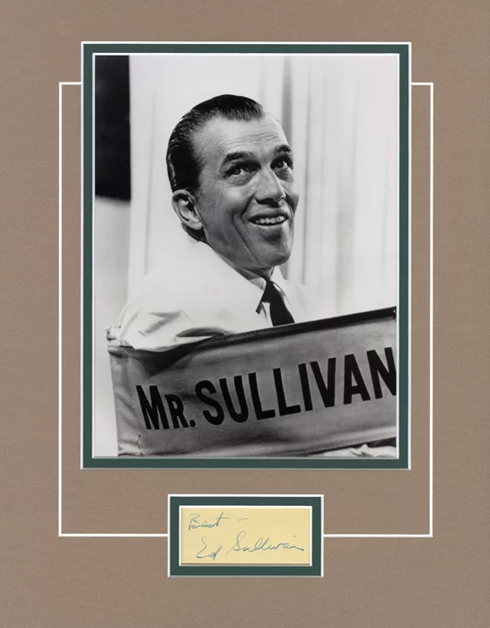 Ed Sullivan autograph