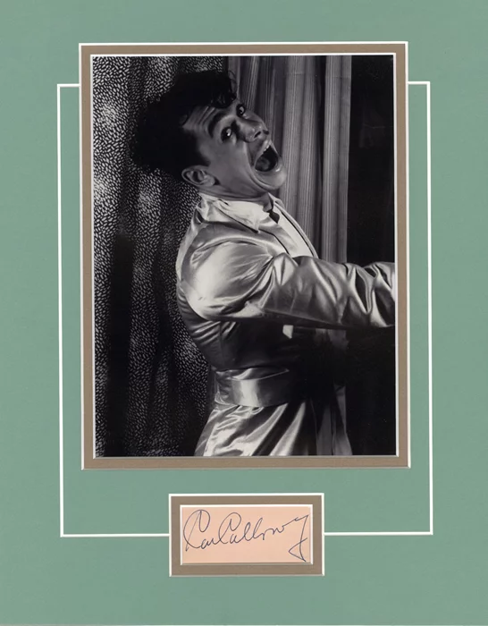 Cab Calloway autograph