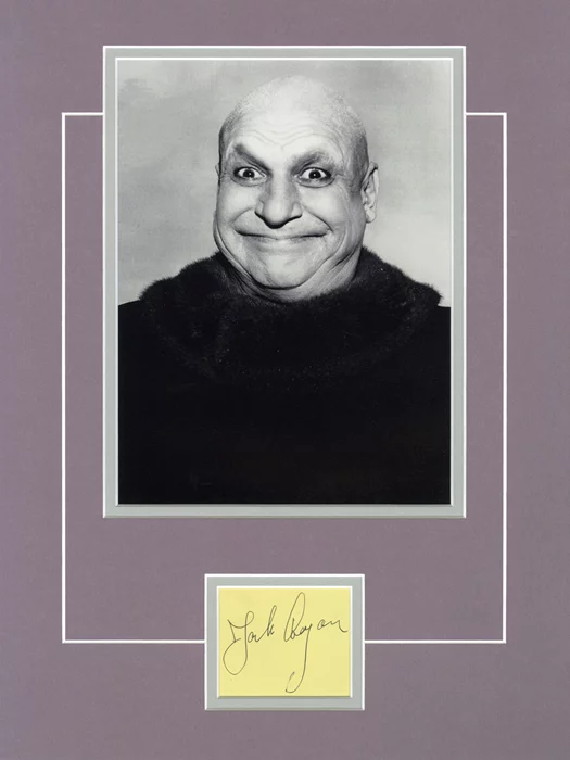 Jackie Coogan autograph