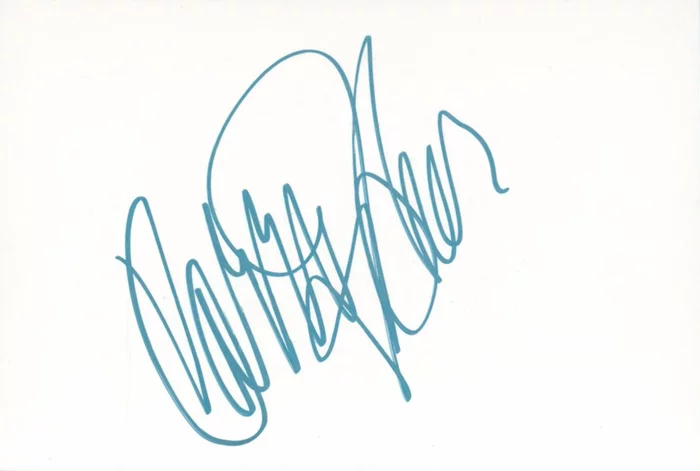 Carrie Fisher autograph