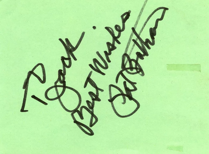 Pat Buttram autograph