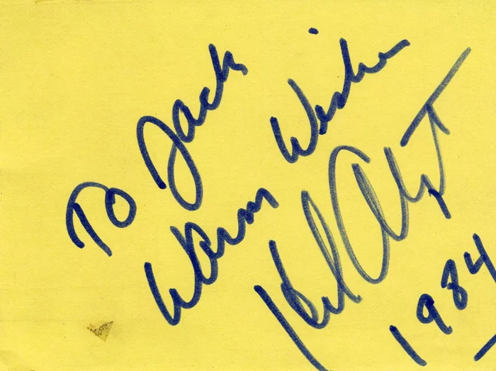 Herb Alpert autograph