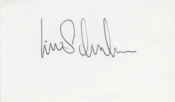 Liev Schreiber autograph
