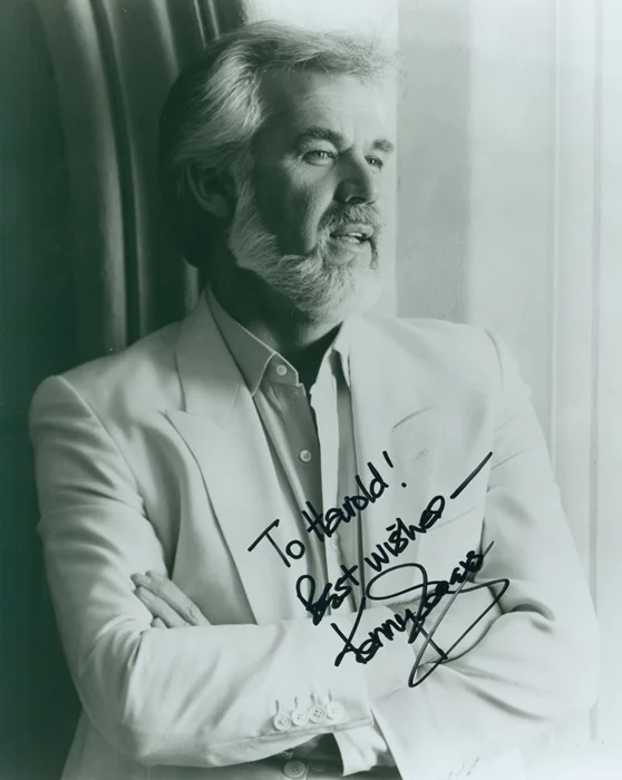 Kenny Rogers autograph