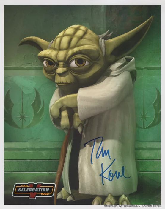 Tom Kane autograph