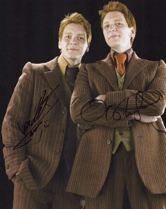James & Oliver Phelps autograph