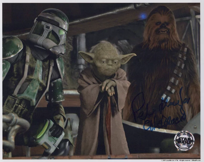Peter Mayhew autograph