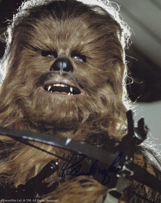 Peter Mayhew autograph