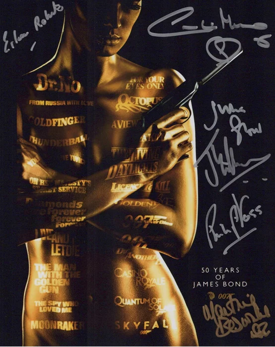 James Bond autograph