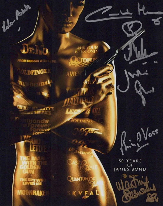 James Bond autograph