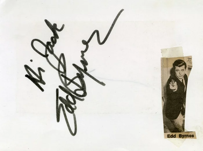Edd Byrnes autograph