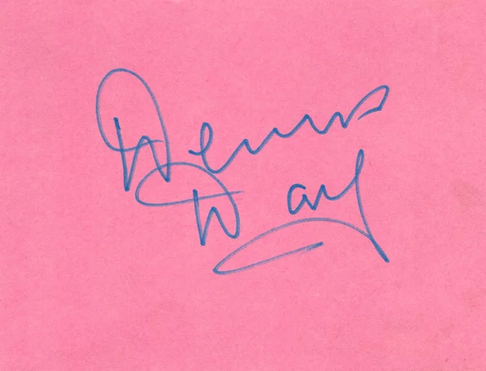 Dennis Day autograph