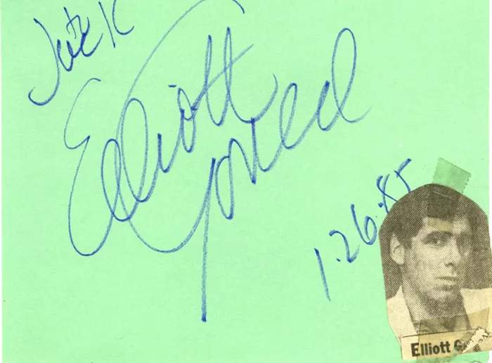 Elliott Gould autograph