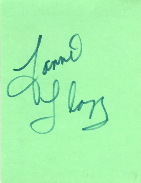 Fannie Flagg autograph