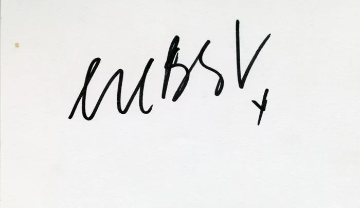 Eve Best autograph