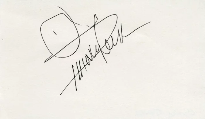 Quincy Jones autograph