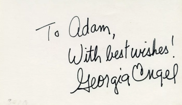 Georgia Engel autograph