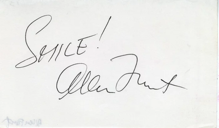 Allen Funt autograph