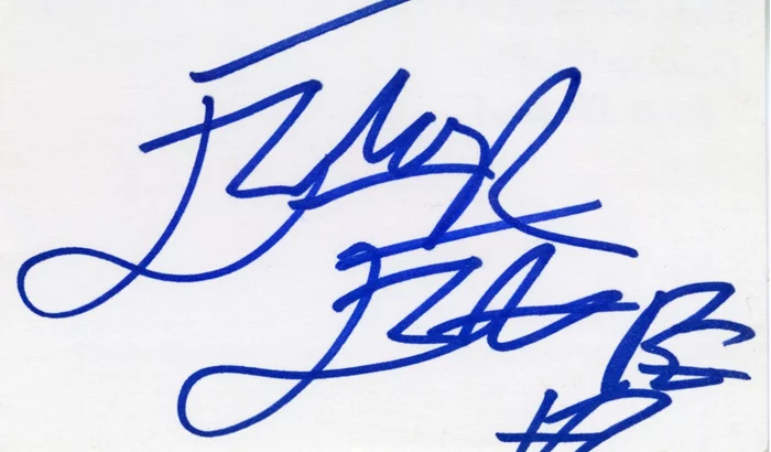 Flavor Flav autograph