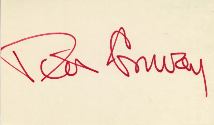 Tim Conway autograph