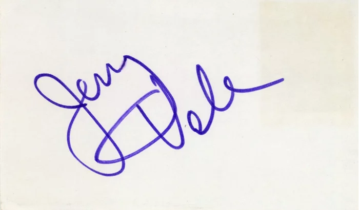 Jerry Vale autograph