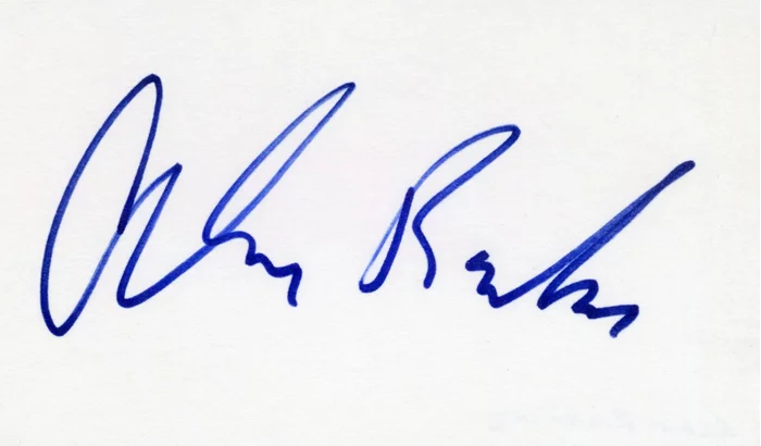 Alan Rachins autograph