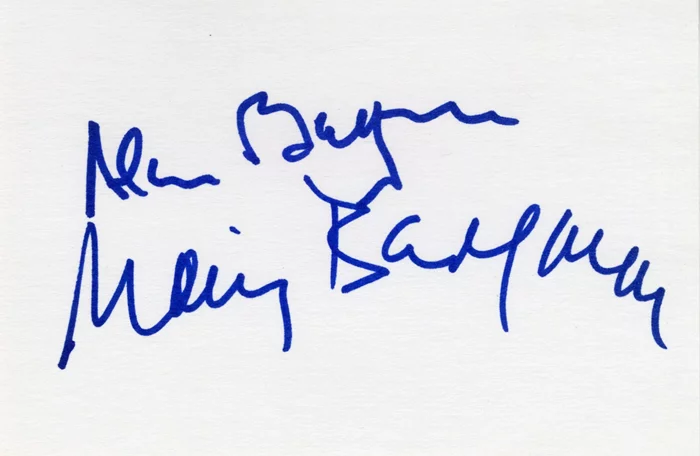 Alan & Marilyn Bergman autograph